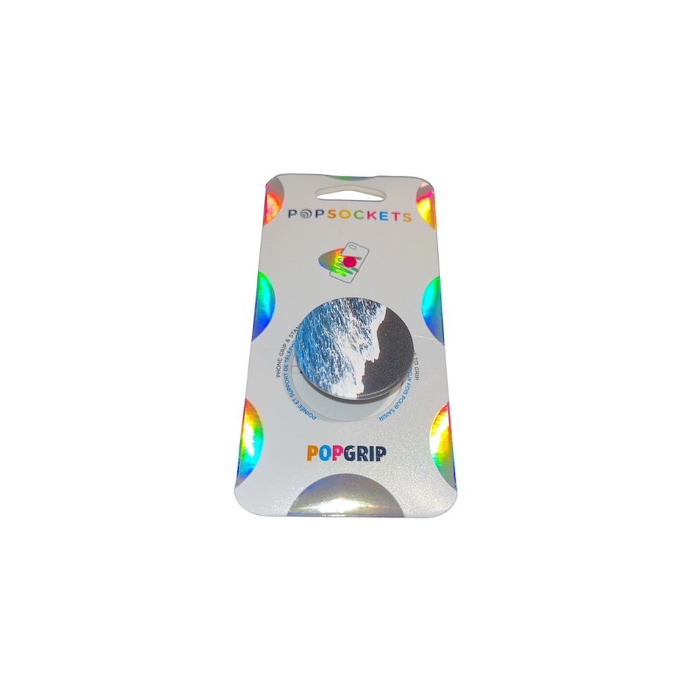 PopSockets PopGrip Phone Grip with Ocean Wave Print NWT